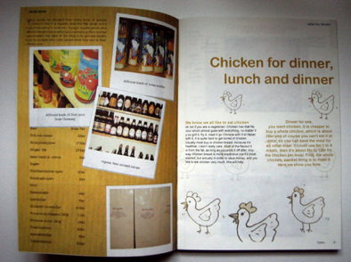 food magazine school project